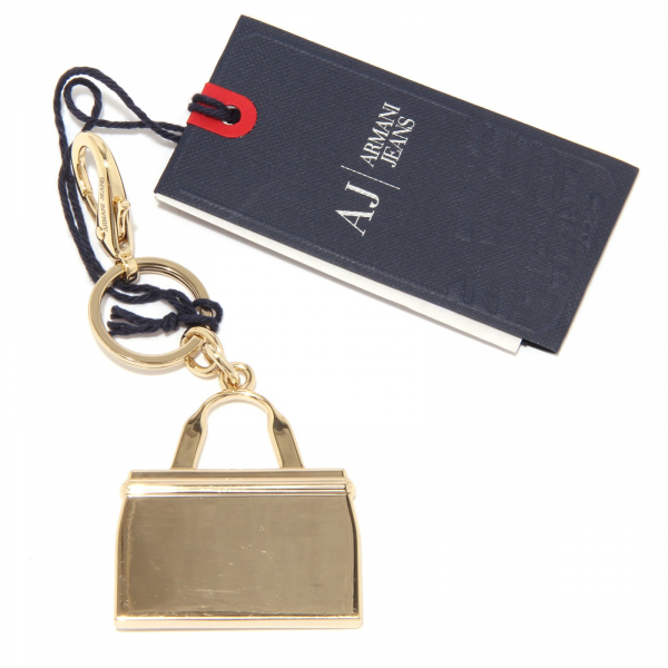 9966S portachiavi donna ARMANI JEANS color oro keyrings