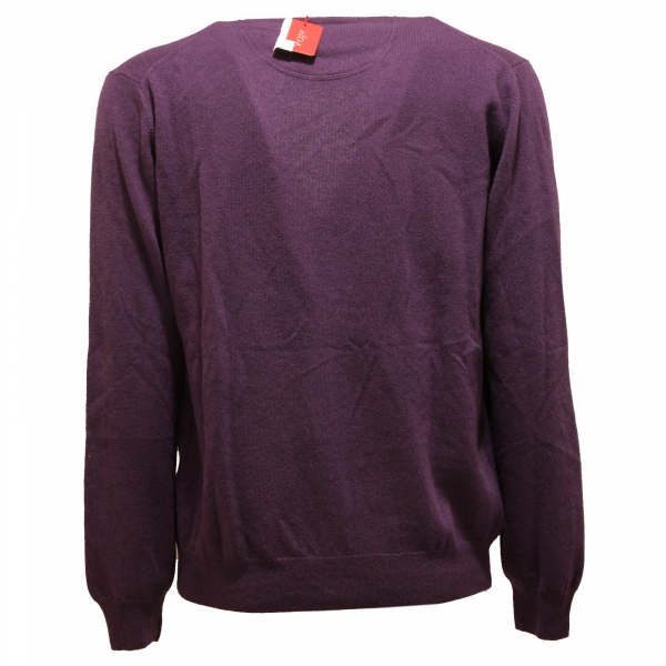 9968U maglione ALTEA cardigan viola lana sweater men
