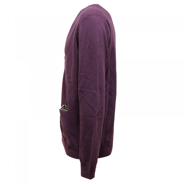9968U maglione ALTEA cardigan viola lana sweater men