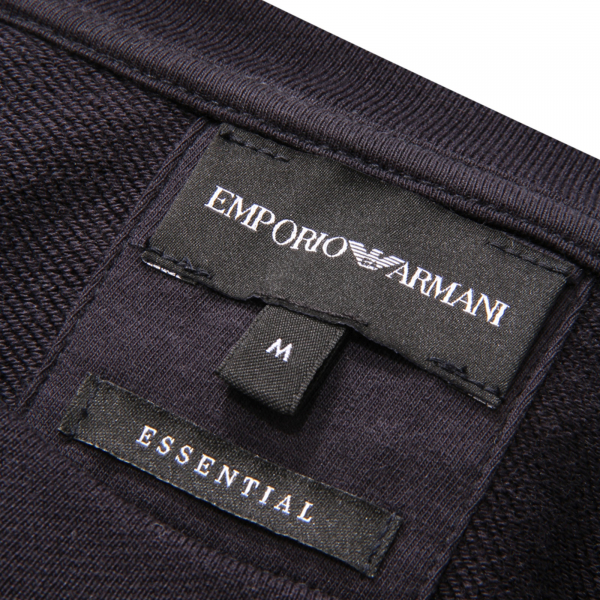 9971AP felpa uomo EMPORIO ARMANI ESSENTIAL man sweatshirt blue
