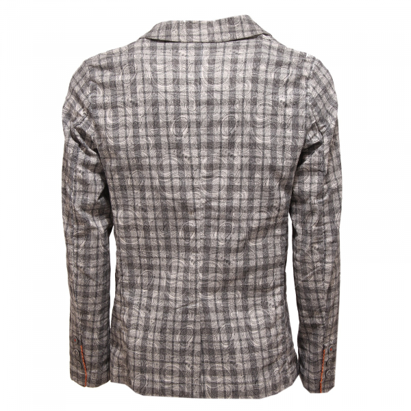 9979Q giacca uomo LOFT 1 giacche nero beige jacket men