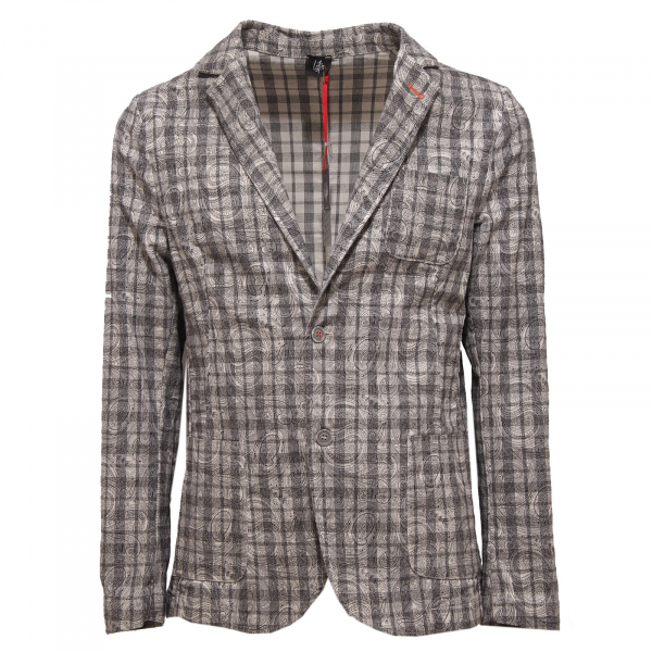 9979Q giacca uomo LOFT 1 giacche nero beige jacket men