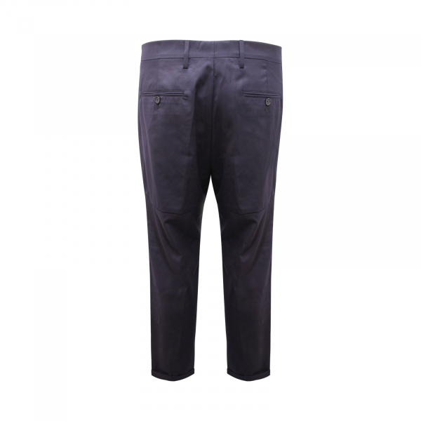 9981AV PANTALONE UOMO PATRIZIA PEPE SLIM FIT MAN TROUSERS BLUE