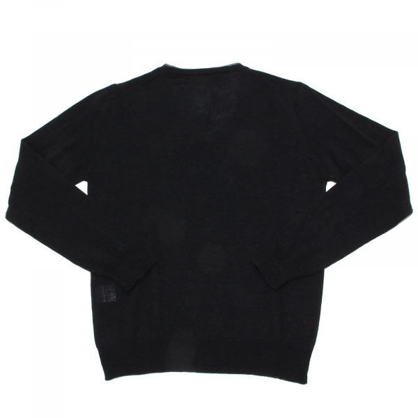 9983M maglione uomo DANIELE ALESSANDRINI lana grigio sweater men