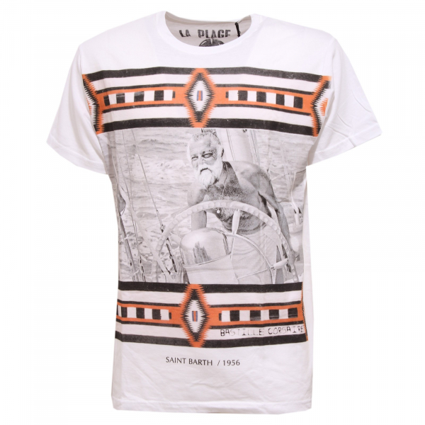 9990K maglia uomo BASTILLE vintage effect cotton t-shirt man