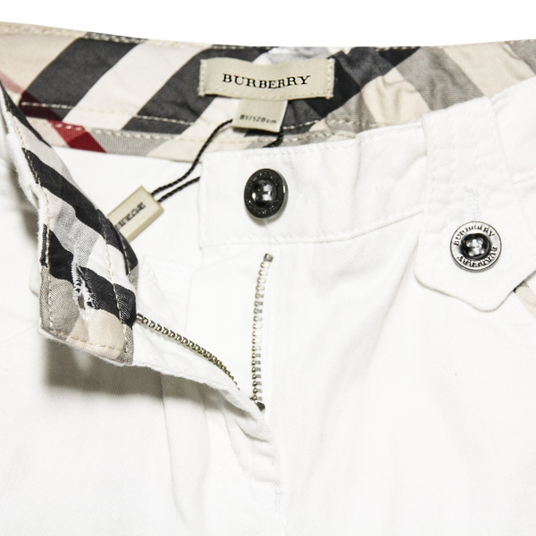 A0027 pantalone bimba BURBERRY cotone trousers kid