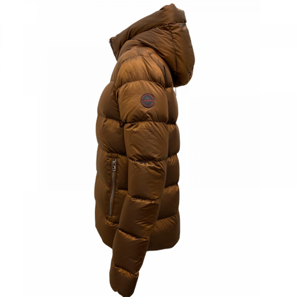 A10 piumino donna MUSEUM medium weight brown bronze jacket women