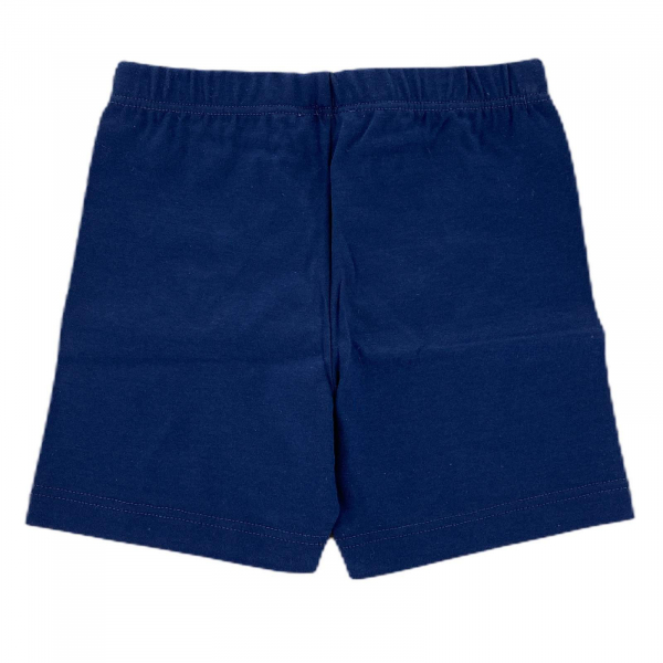 A65 completo bimba GIRL IL GUFO cotton t-shirt / shorts blue/white kids