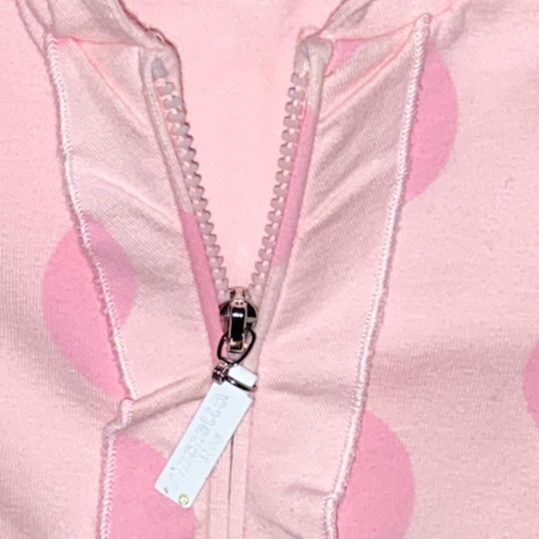 A86 felpa bimba GIRL SIMONETTA TINY pink full zip hoodie sweatshirt kids