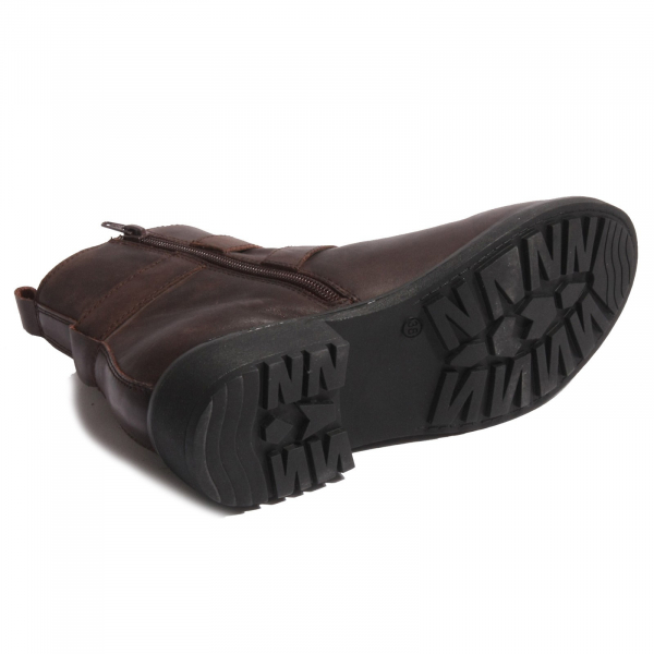 B0216 stivaletto donna GAUDI' scarpa marrone boots shoes women