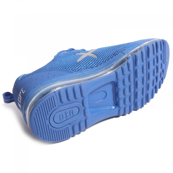 B0501 sneaker uomo WIZE & OPE X-RUN scarpa blu shoes men