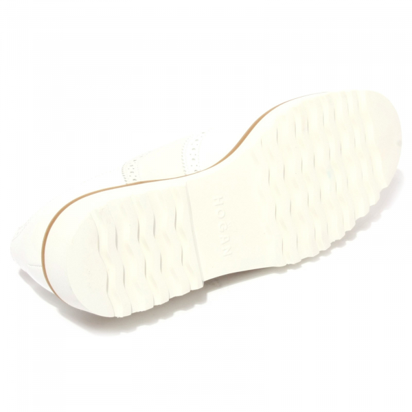 B0673 sneaker donna HOGAN ROUTE FRANCESINA bianco shoe woman