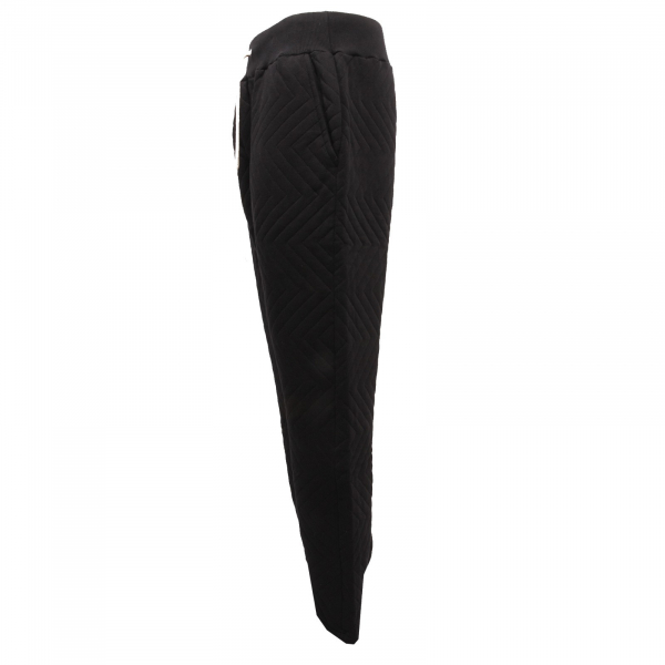 B0782 pantalone tuta uomo MINIMAL nero trousers men