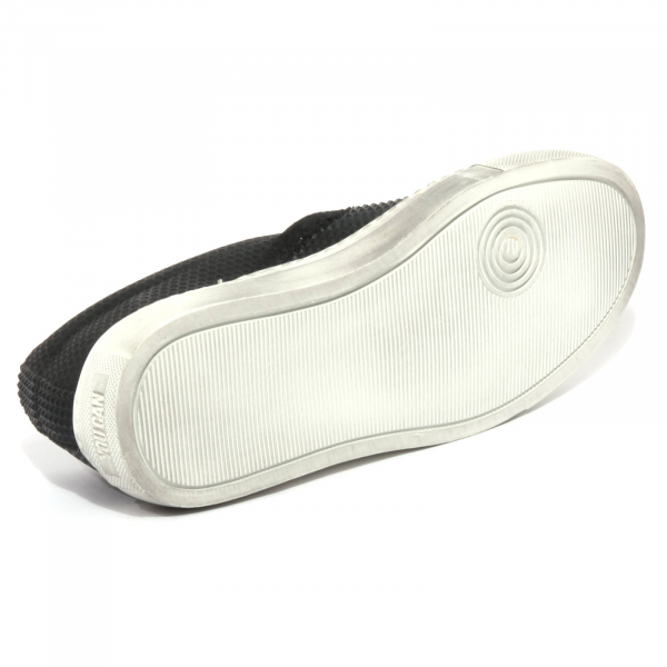 B1088 sneaker donna P448 E6 SLIPON scarpa nera shoes women