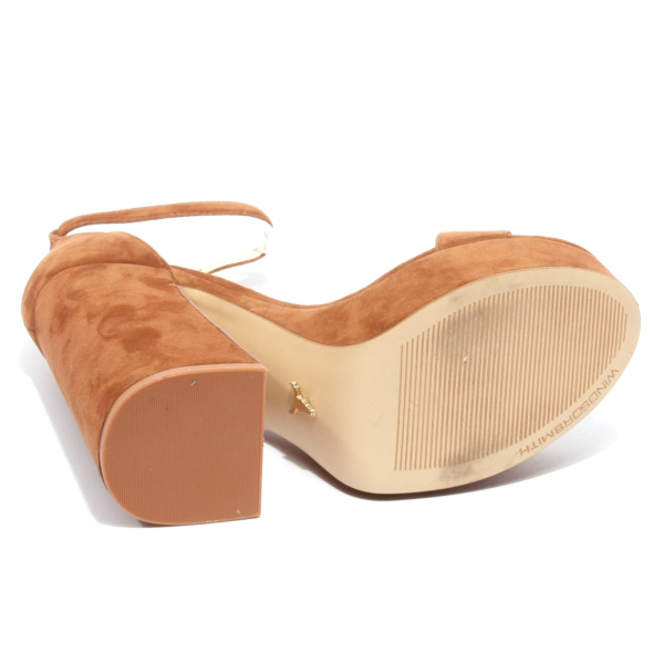 B2304 sandalo donna WINDSOR SMITH ROAR scarpa cuoio shoe woman