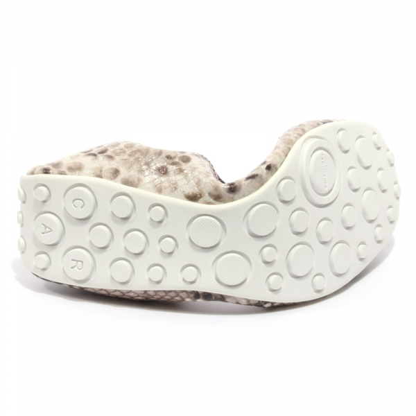 ballerina donna CAR SHOE scarpa stampa pitone rosso/grigio shoe woman