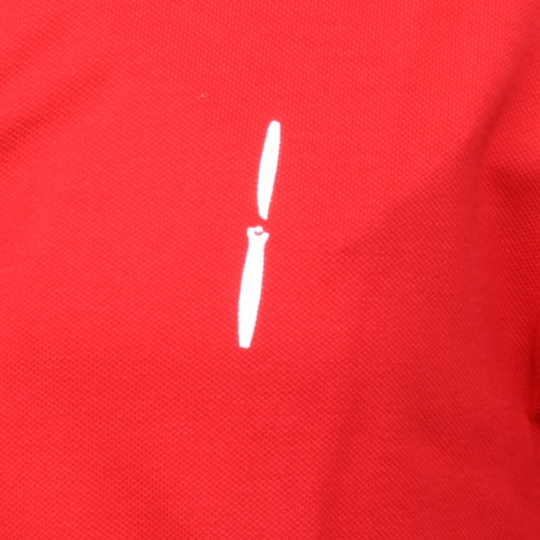 B2814 polo uomo BOMBOOGIE rosso manica corta t-shirt polo man