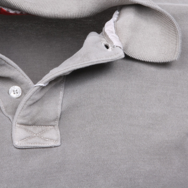 B3260 polo uomo GENIALI MILANO maglia manica corta grigio t-shirt man