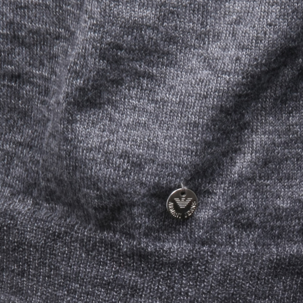 B3656 maglione donna ARMANI JEANS lana grigio sweater woman