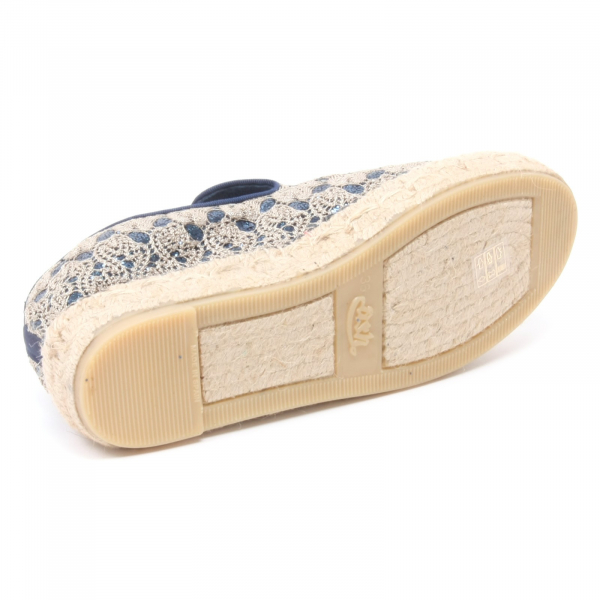 B3822 espadrillas donna ASH XEM scarpa oro/blu shoe woman