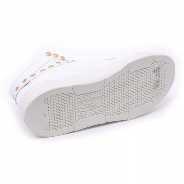 B3857 sneaker donna ASH FLASH BIS scarpa alta bianca shoe woman