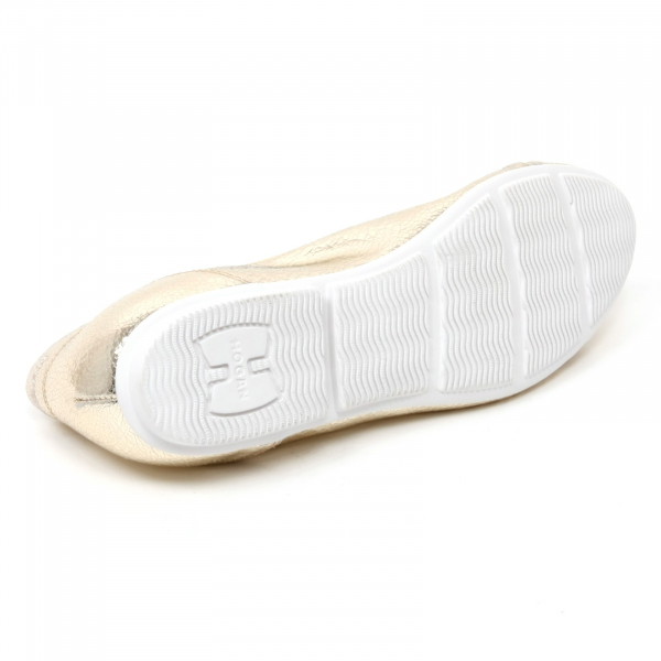 HOGAN WRAP 144 scarpa platino shoe womanballerina donna