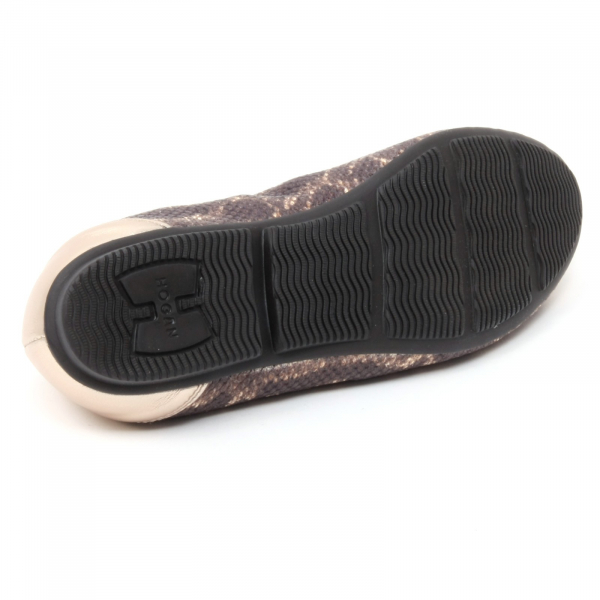 B4778 ballerina donna HOGAN WRAP TENUTA IN VETRINA gold brown shoe woman