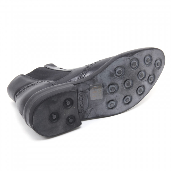 B5976 polacchino uomo TAURUS stivaletto nero boot shoe man