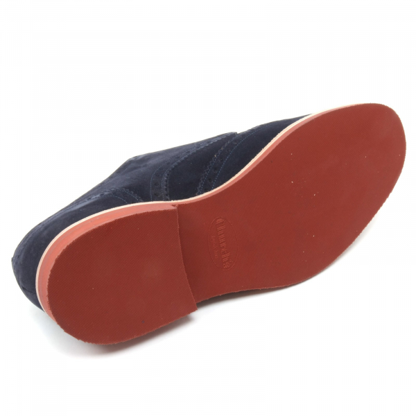 B6146 scarpa uomo CHURCH'S KELBY 3 scarpe blu shoe man