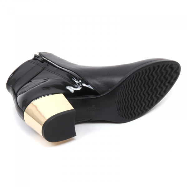 B7422 tronchetto donna HOGAN H272 stivaletto nero boot shoe woman