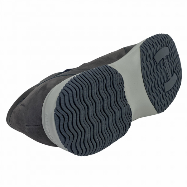 B79 sneakers uomo HOGAN NEW INTERACTIVE H 3D grey/blue shoes men