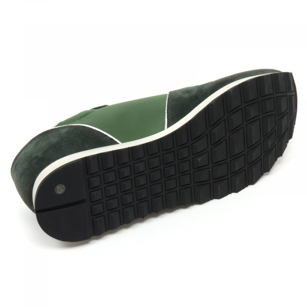 sneaker uomo TRUSSARDI JEANS scarpa running verde shoe man