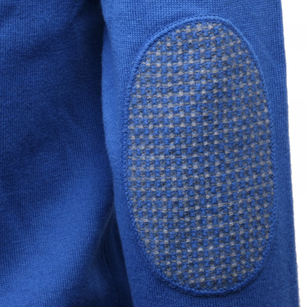 C0500 maglione lana uomo DI ADAMO bluette sweater men