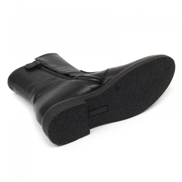 C1258 stivale bimba MOMINO ALFA scarpa stivaletto nero boot shoe kid