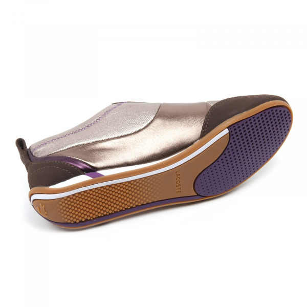 C1358 sneaker donna LACOSTE SIMILEE scarpa marrone shoe woman