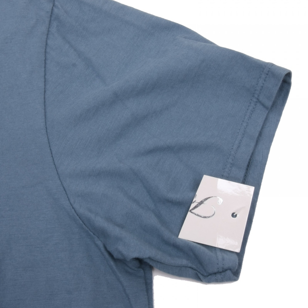 C1432 maglia uomo NO BRAND blu/nero t-shirt men