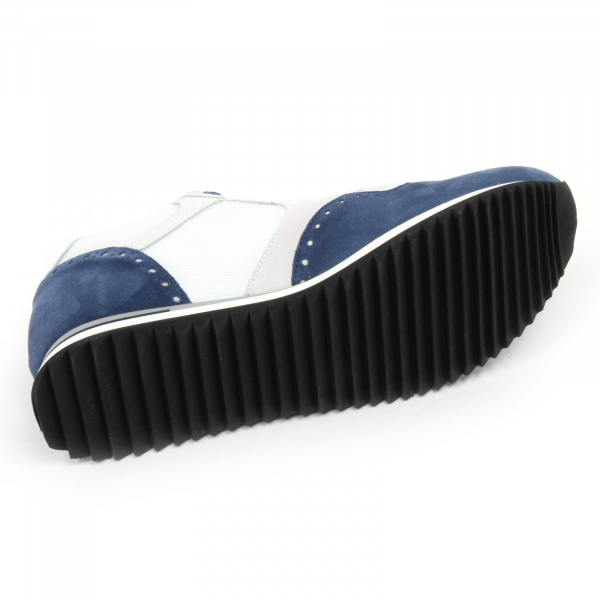 C2310 sneaker uomo BRIMARTS scarpa bianco/blu chiaro fondo gomma shoe man