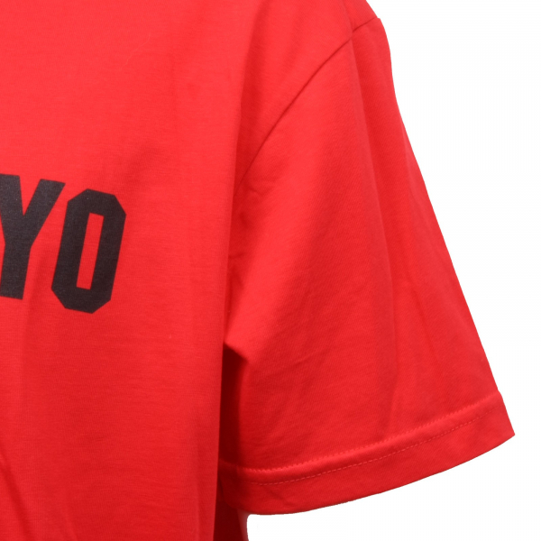 C2526 maglia uomo STK SUPERTOKYO rosso/nero t-shirt men