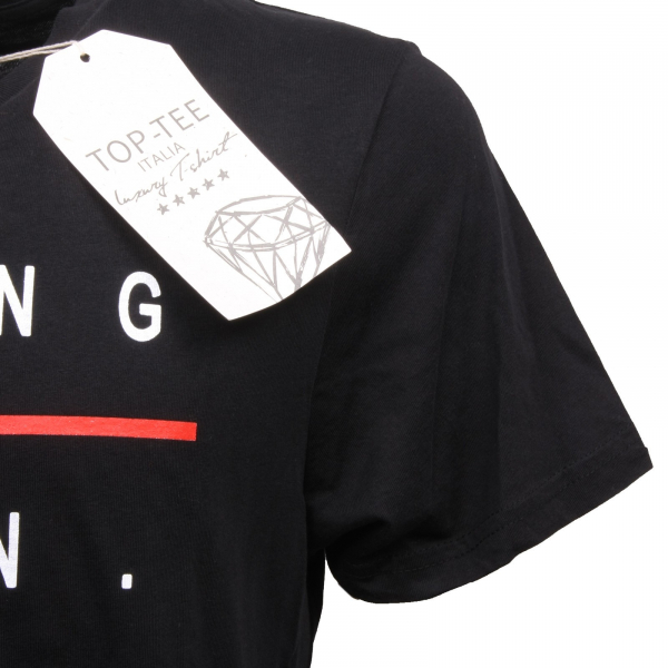 C3292 maglia uomo TOP-TEE luxury t-shirt nero t-shirt men