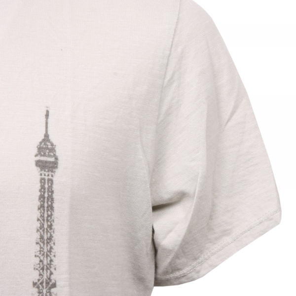 C3468 maglia uomo NO BRAND grigio vintage effect t-shirt men