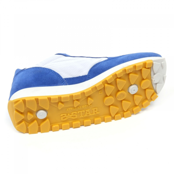 C4014 sneaker uomo 2STAR scarpa bluette/ghiaccio shoe man