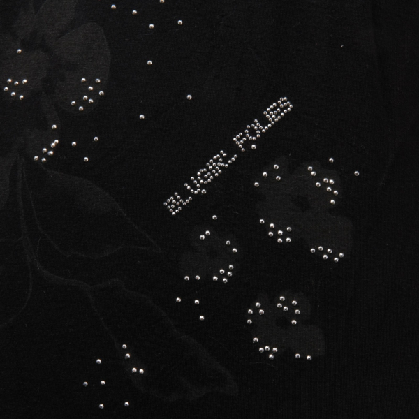 C4472 maglia manica 3/4 donna BLUGIRL FOLIES nero t-shirt woman