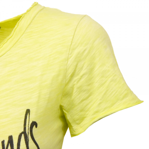 C4640 t-shirt donna SWEET MATILDA lime t-shirt woman