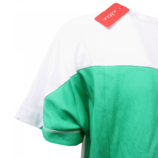 C4656 t-shirt donna ALTEA bianco/verde t-shirt women