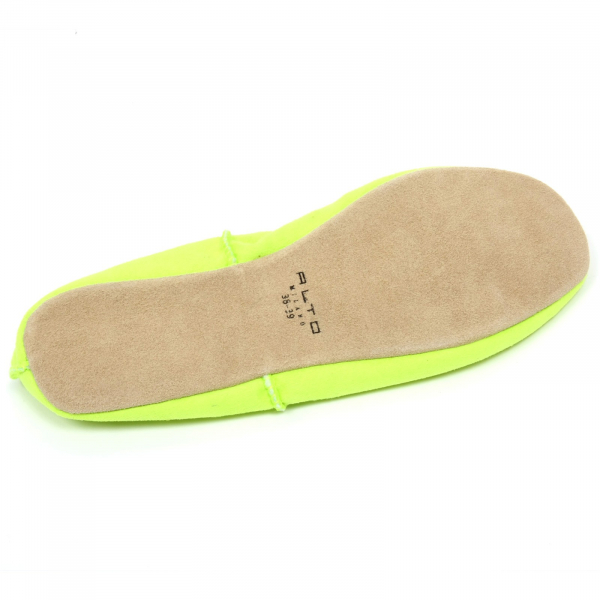 C6324 pantofola da casa donna ALTO MILANO OSAKA giallo fluo slipper shoe woman