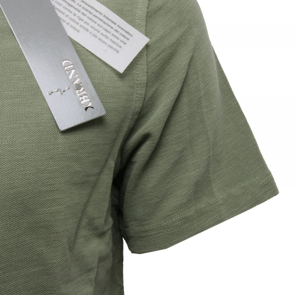 C6708 polo maglia uomo XBRAND verde t-shirt men