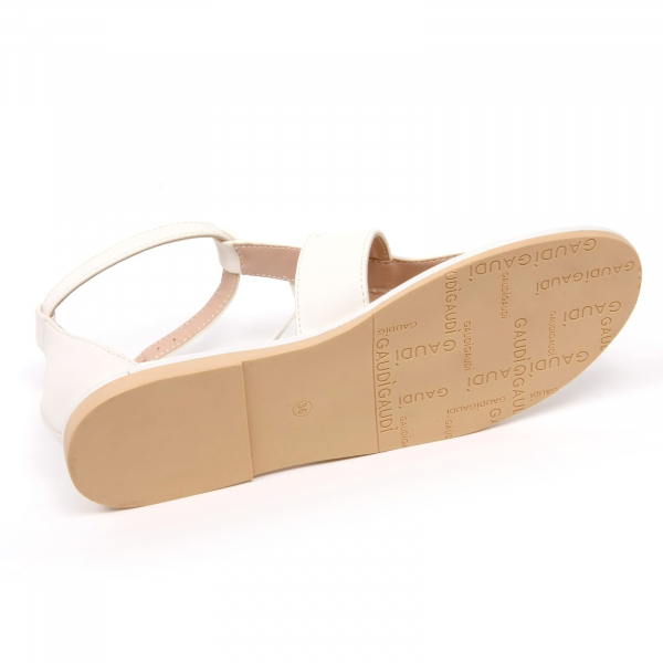 C6890 sandalo basso donna GAUDI'  scarpa avorio shoe sandal woman