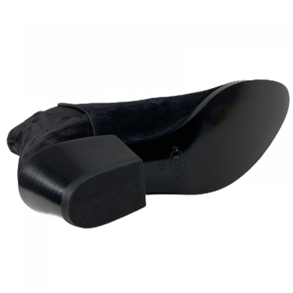 C68 tronchetto  donna TOD'S CUOIO TEX T50 suede boot shoe woman