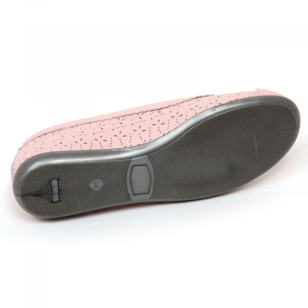 C6996 ballerina bimba MONNALISA scarpa forata rosa shoe kid