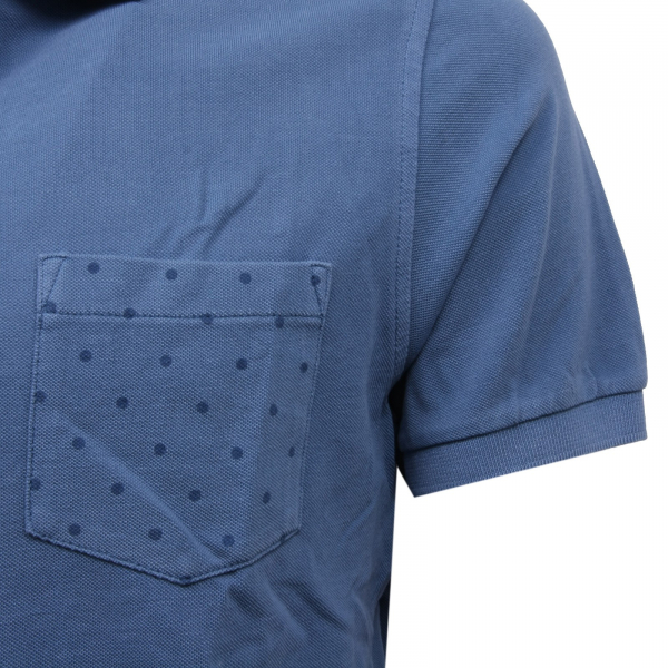 C7436 polo maglia uomo XBRAND blu t-shirt men